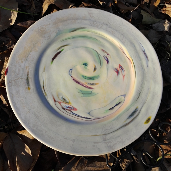 Murano Glass Plate Italian Art Glass Millefiori - Picture 11 of 16